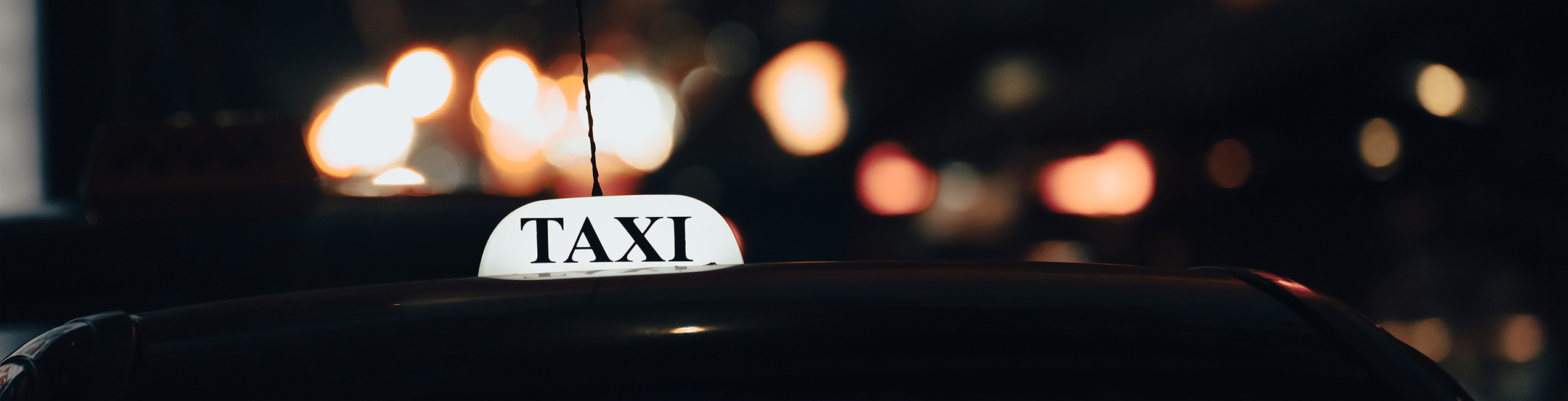 Taxi at night