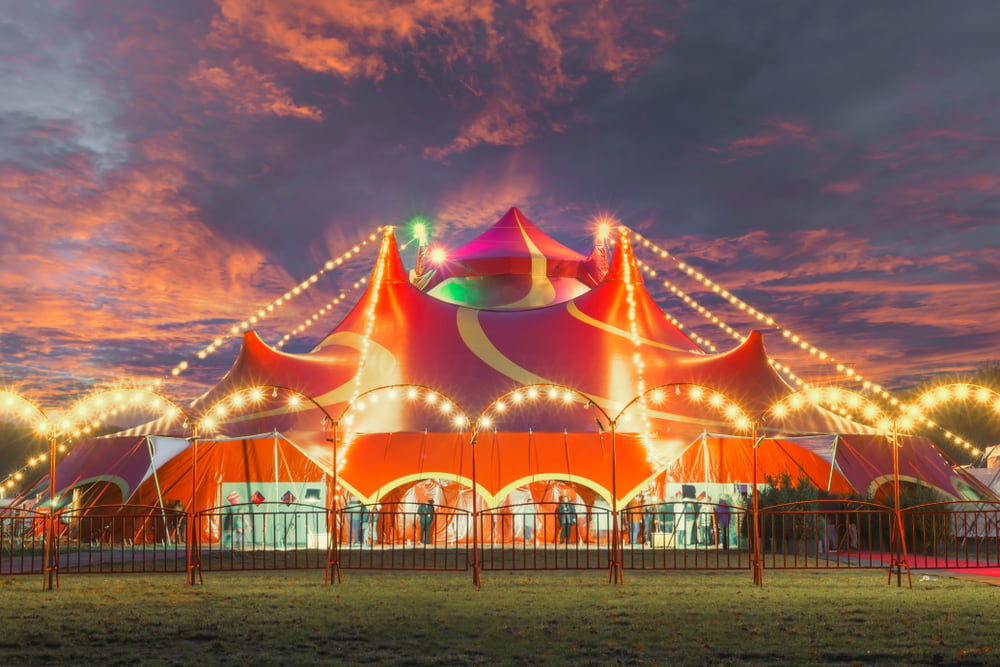 Showmans Circus Tent